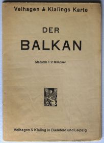 Інше Другое ^/--/^ Мапа карта Балкани 1941 рік Velhagen und Klasings Німеччина ^_^^^ Карта Балканы 1941 год Velhagen und Klasings Германия - фото фото фото