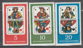 НДР, ФРН ГДР, ФРГ ^/--/^ Германия Німеччина ГДР 1967 гральні карти ^_^^^ Германия ГДР 1967 игральные карты - фото фото фото