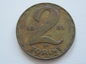 Угорщина Венгрия ^/--/^ Венгрия 2 форинта 1983 года #18213 ^_^^^ Угорщина 2 форинти 1983 року #18213 - фото фото фото