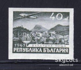 Транспорт Транспорт ^/--/^ Авиация . Болгария 1947  г MNH - б/з ^_^^^ Болгарія 1947 MNH - б/з - фото фото фото