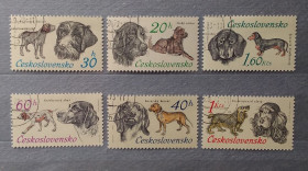 Фауна Фауна ^/--/^ Чехословакия 1973 г - Охотничьи собаки ^_^^^ 1973 — Мисливські собаки - фото фото фото