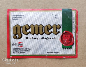 Етикетки Этикетки ^/--/^ Gemer. Этикетка пивная. Словакия. ^_^^^ Gemer. Етикетка пивна. Словаччина. - фото фото фото