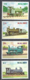 Малаві Малави ^/--/^ Малави 1987 транспорт железная дорога 4 /--/ м. ^_^^^ Малаві 1987 транспорт залізниця 4 /--/ м. - фото фото фото