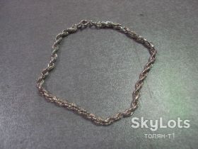 Інше Другое ^/--/^ браслет серебро 925 проба вес 7,01 г длина 19,5 см №19 ^_^^^ браслет срібло 925 проба вага 7,01 г довжина 19,5 см No /--/ 19 - фото фото фото