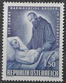 Інше Другое ^/--/^ Австрия Медицина 350 лет ордену медицинских братьев 1964 ^_^^^ 350 років ордену медичних братів 1964 - фото фото фото
