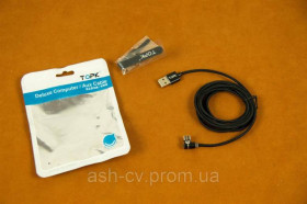 Шлейфи, перехідники Шлейфы, переходники ^/--/^ Кабель магнітний USB Type C (2 метри) ^_^^^ Кабель магнитный USB Type C (2 метра) - фото фото фото