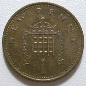 Єлизавета II (після ) Елизавета II (после ) ^/--/^ Велика Британія 1 новий пенні 1980 року 43037 ^_^^^ Великобритания 1 новый пенни 1980 года 43037 - фото фото фото