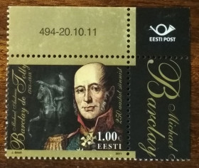 Балтійські країни Балтийские страны ^/--/^ Эстония 250 лет со дня рождения Михаила Андреаса Барклая де Толли 2011 ^_^^^ Естонія 250 років від дня народження Михайла Андреаса Барклая де Толлі 2011 - фото фото фото