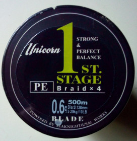 Ліски, шнури, повідці Лески, шнуры, поводки ^/--/^ Рыболовный шнур Unicorn 1 Stage Tri-Poseidon  0,128 мм, 500 м  (новый) ^_^^^ Рибальський шнур Unicorn 1 Stage Tri-Poseidon 0,128 мм, 500 м (новий) - фото фото фото