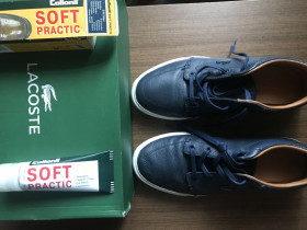 Кеди Кеды ^/--/^ Мужские Кеды Lacoste BAYLISS VULC PRM US SPM LTH/SYN   (10/43) + новый крем синий Collonil ^_^^^ Чоловічі Кеди Lacoste BAYLISS VULC PRM US SPM LTH/SYN (10/43) + новий крем синій Collonil - фото фото фото