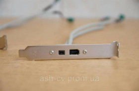 Шлейфи, перехідники Шлейфы, переходники ^/--/^ Планка розширення, FireWire, 1394, на задню панель ^_^^^ Планка расширения, FireWire, 1394, на заднюю панель - фото фото фото