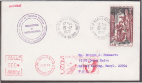 Європа Европа ^/--/^ Франция 1972 ОБСЕРВАТОРИЯ ПРОВАНСА КОСМОС ПОЛЁТЫ АСТРОНОМИЯ НАБЛЮДЕНИЯ ИССЛЕДОВАНИЯ ДОКУМЕНТ ^_^^^ Франція 1972 ОБСЄРВАТОРІЯ ПРОВАНСУ КОСМОС ПОЛЕТИ АТРОНОМІЯ НАБЛЮДЖЕННЯ ДОСЛІДЖЕННЯ ДОКУМЕНТ - фото фото фото