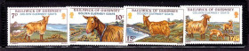 Фауна Фауна ^/--/^ Фауна  Гернси 1980 г MNH - козы ^_^^^ NM Фауна Гернсі 1980 MNH - фото фото фото