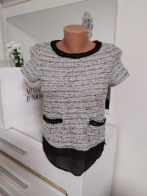 Кофти Кофты ^/--/^ Офисная кофта блуза с карманами zara w&amp;b collection s ^_^^^ Офісна кофта блуза з кишенями zara w&amp;b collection s - фото фото фото