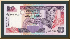 Шрі-Ланка Шри-Ланка ^/--/^ Шри-Ланка 20 рупий 1995 P-109  (109 /--/ a.1) UNC ^_^^^ Шрі-Ланка 20 рупій 1995 P-109 (109 /--/ a.1) UNC - фото фото фото