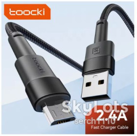 Кабелі Кабели ^/--/^ Toocki TQ-X /--/ 16 Micro USB кабель швидкого заряджання 2,4 /--/ A 1 /--/ м ^_^^^ Toocki TQ-X /--/ 16 Micro USB кабель быстрого заряжания 2,4 /--/ A 1 /--/ м - фото фото фото