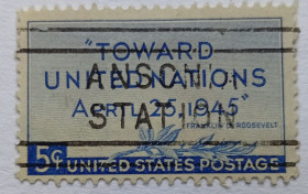 Північна Америка Северная Америка ^/--/^ США 1945 Конференция, гашеная ^_^^^ США 1945 Конференція, гашена - фото фото фото