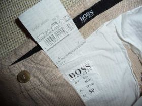 Штани Брюки ^/--/^ БРЮКИ HUGO BOSS.р-50-L пояс-87 /--/ см.ОРИГИНАЛ. ^_^^^ БРЮКИ HUGO BOSS.р-50-L пояс-87 /--/ см. ОРИГИНАЛ. - фото фото фото