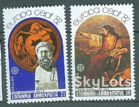 Греція Греция ^/--/^ Греция 1982 Европа CEPT война армия Марафонская битва Mi 1481-1482 MNH ^_^^^ Греція 1982 Європа CEPT війна армія Марафонська битва Mi 1481-1482 MNH - фото фото фото