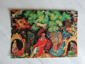 СРСР СССР ^/--/^ Сказки Пушкина  (Палех)_Худ.Борунов 1982 /--/ г. ^_^^^ Казки Пушкіна (Палех)_Худ.Борунов 1982 /--/ р. - фото фото фото