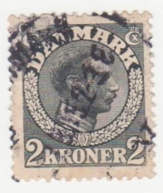 Скандинавія Скандинавия ^/--/^ Дания 1913 г..№ 76 гашеная ^_^^^ Данія 1913 р. No 76 гашена - фото фото фото