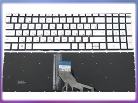 Клавіатури Клавиатуры ^/--/^ Клавиатура для HP 15-CS 15-CN 15-CW 15-CX 15-DA 15-DB 15-DX (RU Silver с подсветкой) Оригинал ^_^^^ Клавіатура для HP 15-CS 15-CN 15-CW 15-CX 15-DA 15-DB 15-DX (RU Silver з підсвічуванням) - фото фото фото