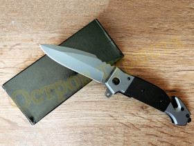 Ножі, мультітули Ножи, мультитулы ^/--/^ Ніж тактичний складаний Tactic Black G /--/ 10 стропоріз біта 23 см ^_^^^ Неж тактический складной Tactic Black G /--/ 10 стропорез бита 23 см - фото фото фото