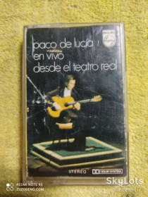 Касети Кассеты ^/--/^ Sf.Б/У Аудио кассета  (Spain) Paco De Lucía – En Vivo Desde El Teatro Real 1975 ^_^^^ Sf. Аудіо касету (Spain) Paco De Lucía - En Vivo Desde El Teatro Real 1975 - фото фото фото