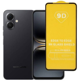 Чохли, бампера Чехлы, бампера ^/--/^ Захисне скло TDG 9 /--/ D для Tecno Spark Go 2 (KM /--/ 4) повна проклейка чорний ^_^^^ Защитное стекло TDG 9 /--/ D для Tecno Spark Go 2 (KM /--/ 4) полная проклейка черный - фото фото фото