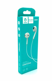 Навушники Наушники ^/--/^ Наушники проводные с микрофоном DENMEN DR /--/ 01 White ^_^^^ Провідні з мікрофоном DENMEN DR /--/ 01 White - фото фото фото