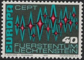 Інше Другое ^/--/^ Лихтенштейн Европа СЕПТ 1972 ^_^^^ Ліхтенштейн Європа СЕПТ 1972 - фото фото фото