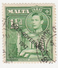 Мальта Мальта ^/--/^ Мальта  1953 г..№ 226 гашеная ^_^^^ Мальта 1953 р. No 226 гашена - фото фото фото