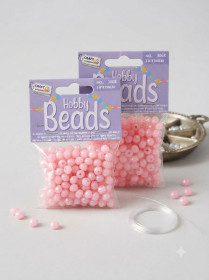 Намистини, стрази Бусины, стразы ^/--/^ Набір намистин для творчості Craft Sensations Hobby Beads  (рожеві, 30 г) ^_^^^ Набор намистин для творчества Craft Sensations Hobby Beads (розовые, 30 г) - фото фото фото