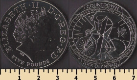 Єлизавета II (після ) Елизавета II (после ) ^/--/^ Великобритания 5 фунтов 2011 ^_^^^ Велика Британія 5 фунтів 2011 - фото фото фото