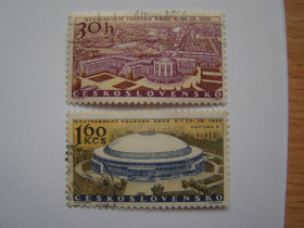 Чехословаччина Чехословакия ^/--/^ ЧССР, Михель 2009,том I, 1146,1148, Международная ярмарка, Брно. ^_^^^ ЧССР, Міхель 2009,том I, 1146,1148, Міжнародний ярмарок, Брно. - фото фото фото