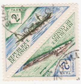 Інші країни Другие страны ^/--/^ Республика Конго  1961 г..№ 5-6  гашеная тет-беш ^_^^^ Республіка Конго 1961 р. No 5-6 гашена тет-беш - фото фото фото