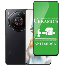 Чохли, бампера Чехлы, бампера ^/--/^ Захисне скло-плівка Fiji Ceramics для ZTE Nubia Z /--/ 60 /--/ S Pro повна проклейка чорний ^_^^^ Защитное стекло-пленка Fiji Ceramics для ZTE Nubia Z /--/ 60 /--/ S Pro полная проклейка черный - фото фото фото