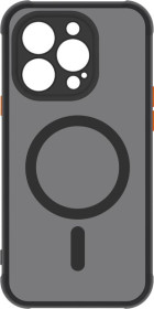 Чохли, бампера Чехлы, бампера ^/--/^ Iphone 15 Pro Max Чехол матовый Магнит TPU+PC (черный) ^_^^^ Iphone 15 Pro Max Чехол матовий Магніт TPU+PC (чорний) - фото фото фото
