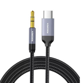 Кабелі Кабели ^/--/^ Лот Аудіо-перехідник Type-C to AUX Mini-Jack 3.5 mm Rocoren для Android пристроїв ^_^^^ Лот Аудио-переходчик Type-C to AUX Mini-Jack 3.5 mm Rocoren для Android устройств - фото фото фото