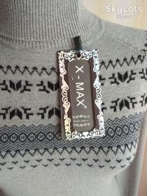 Гольфи, легінси Гольфы, водолазки ^/--/^ Гольф женский, кашемир, шерсть ланы,  р.S/M  наш 42-44, Китай для Италии ^_^^^ Гольф жіночий X-Max, сірий, р.S/M наш 42-44, Китай для Італії - фото фото фото