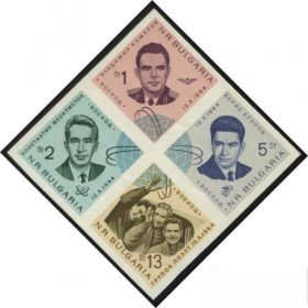 Балканський півострів Балканский полуостров ^/--/^ Болгария 1965 г № 1509‑1513 ** серия блоком ^_^^^ Болгарія 1965 р No 1509-1513 ** серія блоком - фото фото фото