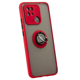 Чохли, бампера Чехлы, бампера ^/--/^ Чохол Fiji Colorframe для Xiaomi Redmi 10 /--/ C матовий бампер з кільцем підставкою Red ^_^^^ Чехол Fiji Colorframe для Xiaomi Redmi 10 /--/ C матовый бампер с кольцом подставкой Red - фото фото фото