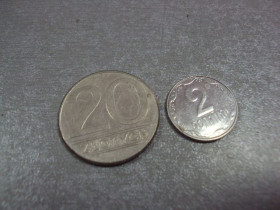 - року - года ^/--/^ монета польша 20 злотых 1989 №9710 ^_^^^ монета польща 20 злотих 1989 No /--/ 9710 - фото фото фото