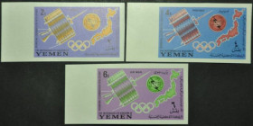 Освоєння космосу Освоение космоса ^/--/^ Йемен Космос Спорт UIT 1965 ^_^^^ Ємен Космос Спорт UIT 1965 - фото фото фото