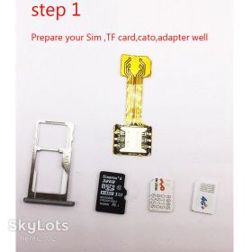 Роз'єми, гнізда Разъемы, гнезда ^/--/^ Гибридный адаптер дуал сим, Dual SIM Card Micro SD Adapter SIM адаптер, позволяет использовать две sim-карты и карту памяти microSD 1 шт под заказ ^_^^^ Гібридний адаптер дуал сім, Dual SIM Card Micro SD Adapter SIM адаптер, дозволяє використовувати дві sim-карти і карту пам'яті microSD 1 шт під замовлення - фото фото фото