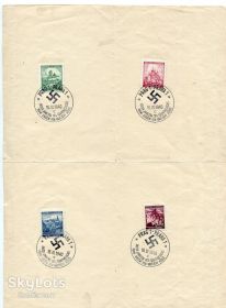 Чехія Чехия ^/--/^ Перша річниця відвідин Вождя. 1940 р. ^_^^^ Первая годовщина посещения Вождя. 1940 г. - фото фото фото