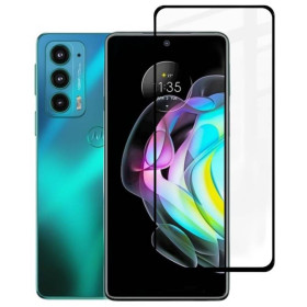 Чохли, бампера Чехлы, бампера ^/--/^ Захисне скло Fiji Premium для Motorola Edge 20 повне проклеювання Anti-Static чорний ^_^^^ Защитное стекло Fiji Premium для Motorola Edge 20 полное проклеивание Anti-Static черный - фото фото фото