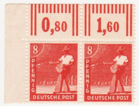 Інше Другое ^/--/^ Германия  ( Союзническая оккупационная зона) 1947 г. №  30 ** пара ^_^^^ Німеччина (Союзницька окупаційна зона) 1947 р. No 30 ** пара - фото фото фото