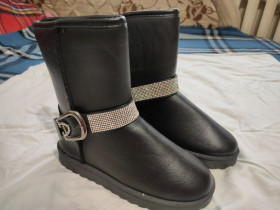 УГГІ (UGG) УГГИ (UGG) ^/--/^ Уггі чорні 36 р. дитячі зимові LV /--/ 1007 ^_^^^ Угги черные 36 г. детские зимние LV /--/ 1007 - фото фото фото