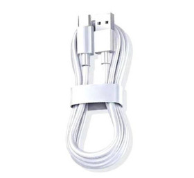 Зарядні пристрої Зарядные устройства ^/--/^ Кабель Usb Type c, white 1 метр - фото фото фото